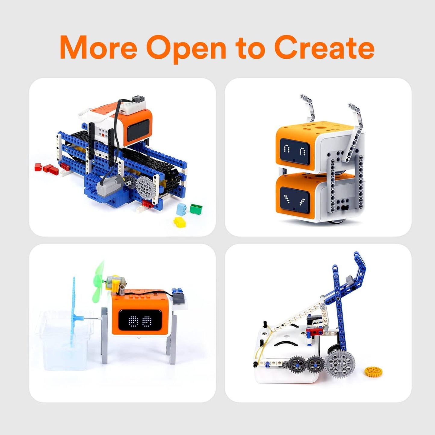 VinciBot Robotics for Kids Ages 8-12, STEM Coding Robot Kit, Scratch&Python Programmable Robot for Teens School Grade 3-7, Educational Build Robot kit for Boys & Girls, Ages 8+